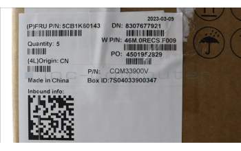 Lenovo 5CB1K60143 Tastatur inkl. Topcase ASM_UK W 82XY AG