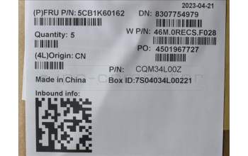 Lenovo 5CB1K60162 Tastatur inkl. Topcase ASM_NORDIC W 82XY AG