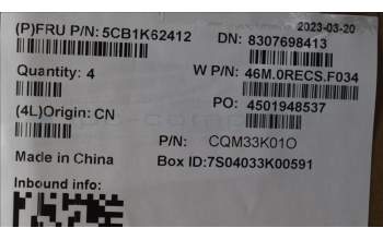 Lenovo 5CB1K62412 Tastatur inkl. Topcase ASM_CZE/SLK W 82XY AG