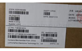 Lenovo 5CB1K62480 Tastatur inkl. Topcase ASM_RUS L83B1 OAT
