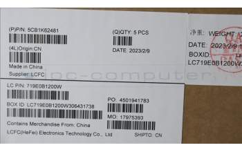 Lenovo 5CB1K62481 Tastatur inkl. Topcase ASM_SLV L83B1 OAT