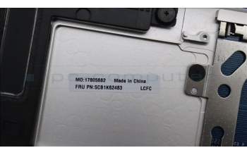 Lenovo 5CB1K62483 Tastatur inkl. Topcase schweiz L83B1 OAT