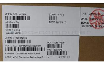 Lenovo 5CB1K62484 Tastatur inkl. Topcase ASM_TC L83B1 OAT