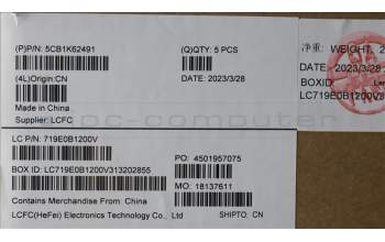 Lenovo 5CB1K62491 Tastatur inkl. Topcase ASM_HUN L83B1 STGY