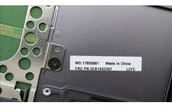 Lenovo 5CB1K62497 Tastatur inkl. Topcase ASM_NORDIC L83B1 STGY