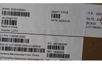 Lenovo 5CB1K62501 Tastatur inkl. Topcase spanisch L83B1 STGY