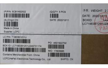 Lenovo 5CB1K62502 Tastatur inkl. Topcase schweiz L83B1 STGY