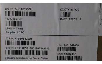 Lenovo 5CB1K62508 Tastatur inkl. Topcase ASM_USA ENG L83B1 STGY