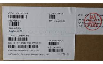 Lenovo 5CB1K62509 Tastatur inkl. Topcase ASM_ARA L83B1 STGY