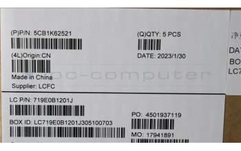 Lenovo 5CB1K62521 Tastatur inkl. Topcase ASM_HBW L83B1 STGY