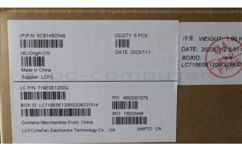 Lenovo 5CB1K62549 Tastatur inkl. Topcase ASM_THAI L83AY MW