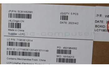 Lenovo 5CB1K62581 Tastatur inkl. Topcase ASM_THAI L83AY SG