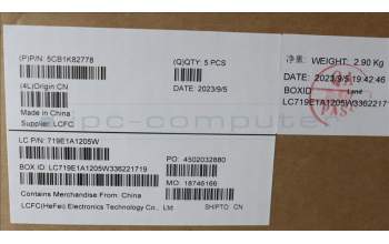 Lenovo 5CB1K82778 Tastatur inkl. Topcase ASM_RUS L82XA NFP AG