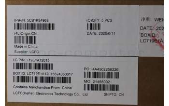 Lenovo 5CB1K84968 Tastatur inkl. Topcase ASM_HBW L82XA NFPAB