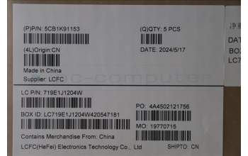 Lenovo 5CB1K91153 Tastatur inkl. Topcase ASM_ARA L82XB AB NBL