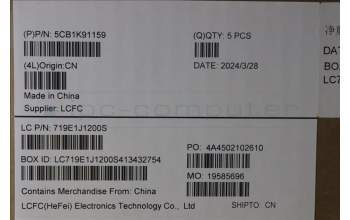 Lenovo 5CB1K91159 Tastatur inkl. Topcase ASM_BEL L82XB AB NBL