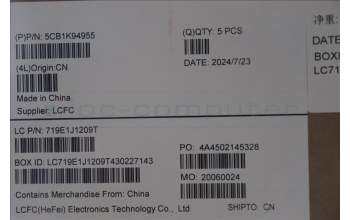 Lenovo 5CB1K94955 Tastatur inkl. Topcase ASM_HUN L82XB AG BL