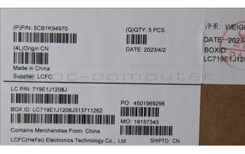 Lenovo 5CB1K94970 Tastatur inkl. Topcase ASM_UK L82XB AG BL