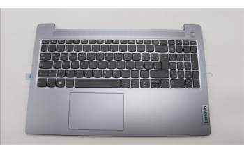 Lenovo 5CB1K94975 C-Cover with keyboard, Italian, Arctic Grey, Non-Backlight, UK