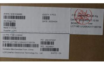 Lenovo 5CB1K94985 Tastatur inkl. Topcase ASM_FRA L82XB AG NBL