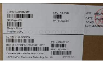 Lenovo 5CB1K94997 Tastatur inkl. Topcase ASM_EURO ENG L82XBAGNBL