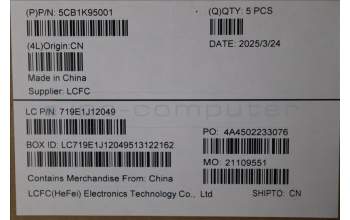 Lenovo 5CB1K95001 Tastatur inkl. Topcase französisch/arabsich L82XB AGNBL