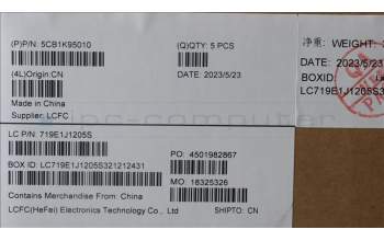 Lenovo 5CB1K95010 Tastatur inkl. Topcase ASM_EURO ENGL82XBAGFPBL