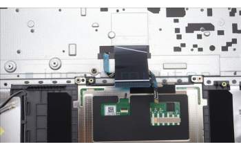 Lenovo 5CB1K95028 C-Cover with keyboard, Spanish, Arctic Grey, Backlight, FingerPrint, UK