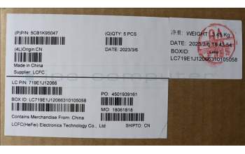 Lenovo 5CB1K95047 Tastatur inkl. Topcase ASM_RUS L82XB AGFP NBL