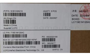 Lenovo 5CB1K95215 Tastatur inkl. Topcase ASM_NORDIC L82XM AB BL