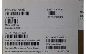 Lenovo 5CB1K95218 Tastatur inkl. Topcase ASM_SLV L82XM AB BL