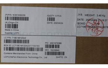 Lenovo 5CB1K95230 Tastatur inkl. Topcase spanisch L82XM AB NBL