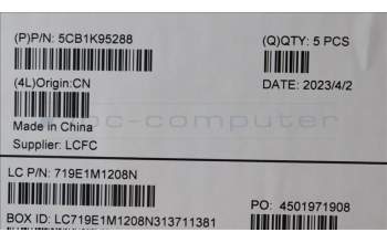 Lenovo 5CB1K95288 Tastatur inkl. Topcase ASM_UK L82XM ABFP BL