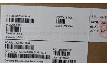 Lenovo 5CB1K95294 Tastatur inkl. Topcase spanisch L82XM ABFP NBL