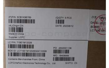 Lenovo 5CB1K96789 Tastatur inkl. Topcase ASM_EURO ENG L82XM AGBL