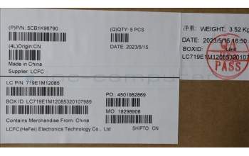 Lenovo 5CB1K96790 Tastatur inkl. Topcase ASM_FRA L82XM AG BL