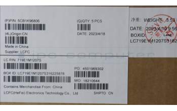 Lenovo 5CB1K96806 Tastatur inkl. Topcase ASM_SLV L82XM AG BL