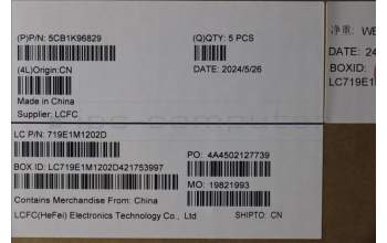 Lenovo 5CB1K96829 Tastatur inkl. Topcase ASM_ARA L82XM AG NBL