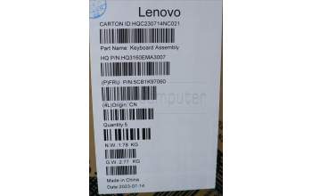 Lenovo 5CB1K97060 Tastatur inkl. Topcase ASM_SLV H83ALARGY