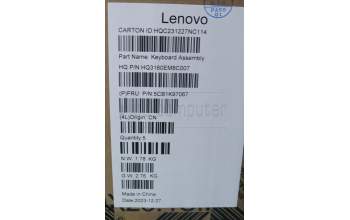 Lenovo 5CB1K97067 Tastatur inkl. Topcase ASM_UKR H83ALARGY