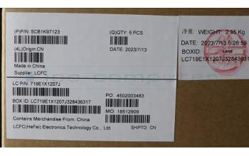 Lenovo 5CB1K97123 Tastatur inkl. Topcase ASM_ITA L82XL FP AB BL