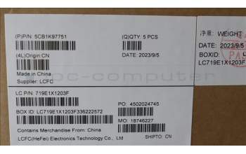 Lenovo 5CB1K97751 Tastatur inkl. Topcase ASM_POR L82XL FP AG BL