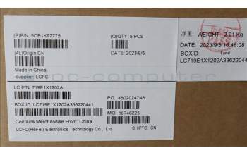 Lenovo 5CB1K97775 Tastatur inkl. Topcase deutsch L82XL FP AG NBL