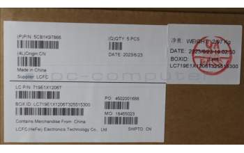 Lenovo 5CB1K97866 Tastatur inkl. Topcase deutsch L82XL NFP AB BL