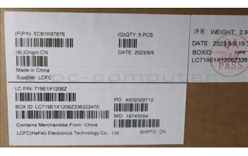 Lenovo 5CB1K97876 Tastatur inkl. Topcase ASM_NORDIC L82XLNFPABBL