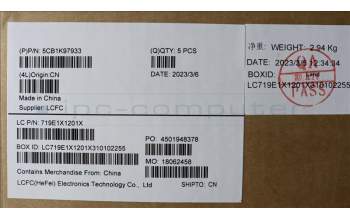 Lenovo 5CB1K97933 Tastatur inkl. Topcase ASM_HUN L82XL NFP AG BL