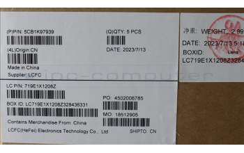 Lenovo 5CB1K97939 Tastatur inkl. Topcase ASM_NORDIC L82XLNFPAGBL