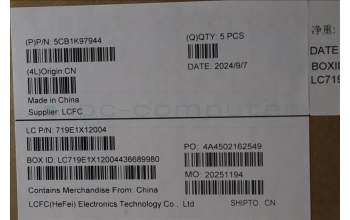 Lenovo 5CB1K97944 Tastatur inkl. Topcase schweiz L82XL NFP AG BL