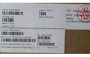 Lenovo 5CB1K98079 Tastatur inkl. Topcase ASM_BEL L82YT NFP BK