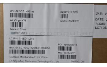 Lenovo 5CB1K98186 Tastatur inkl. Topcase ASM_NORDIC L83AS A/G